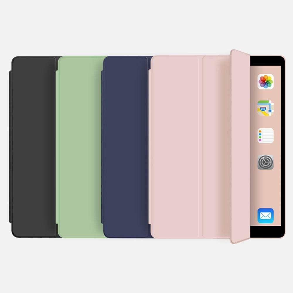 CaseBuddy Casebuddy iPad 10.2 2019/2020 (iPad 7/8) Pencil Holder Slim Tri-fold PU Leather Smart Cover