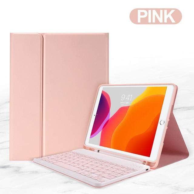 CaseBuddy Australia Casebuddy PINK / iPad 8th 7th 10.2 iPad 10.2 (7/8) Bluetooth Keyboard Case