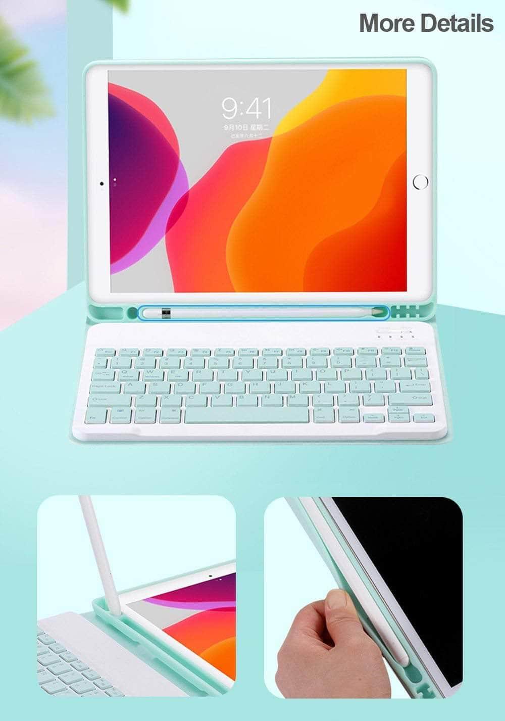 CaseBuddy Australia Casebuddy iPad 10.2 (7/8) Bluetooth Keyboard Case