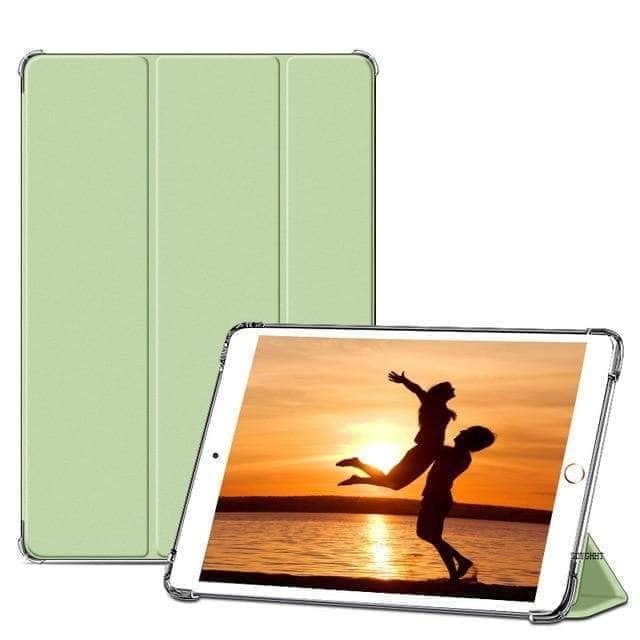 CaseBuddy Australia Casebuddy Matcha green / New Air 4 10.9 inch iPad 2020 Air 4 Airbag Transparent Back Cover Smart Case A2324 A2072