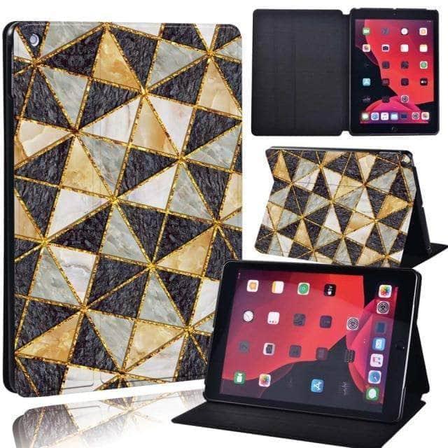 CaseBuddy Australia Casebuddy 6.multi color triang / iPad 2021 9th 10.2 iPad (2021) 9th Generation 10.2 Geometric Pattern Case