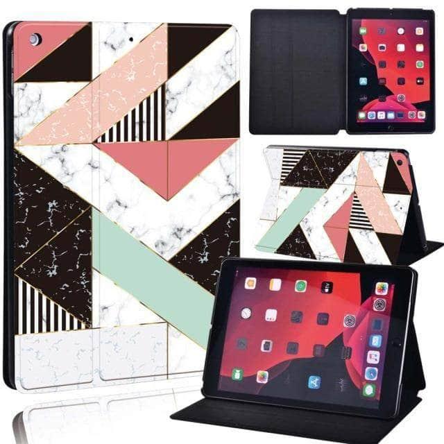 CaseBuddy Australia Casebuddy 12.multi color patte / iPad 2021 9th 10.2 iPad (2021) 9th Generation 10.2 Geometric Pattern Case