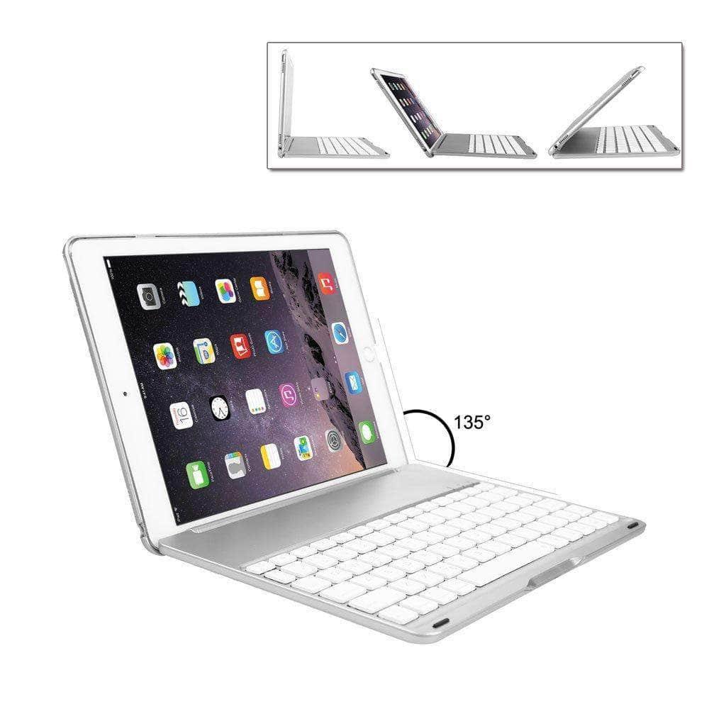 iPad 7 & 8 Illumina Backlit Bluetooth Keyboard Case - CaseBuddy