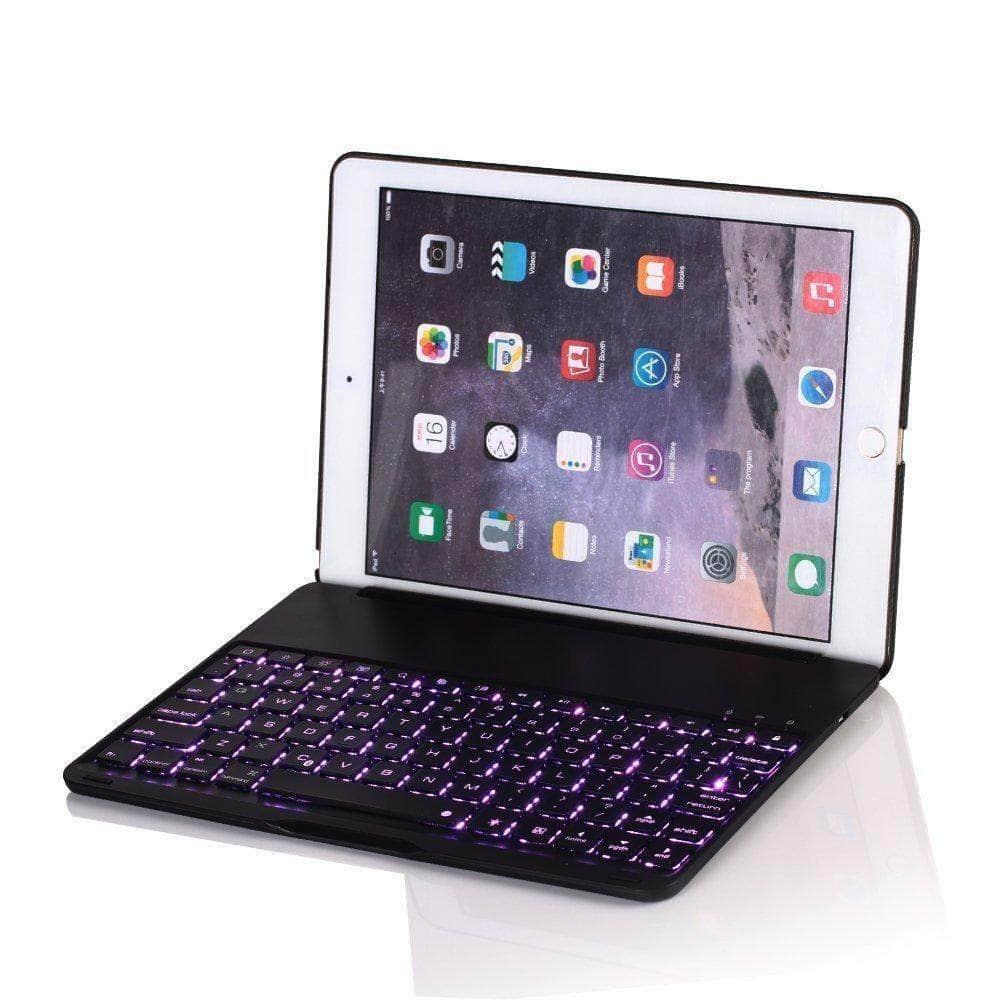 iPad 7 & 8 Illumina Backlit Bluetooth Keyboard Case - CaseBuddy