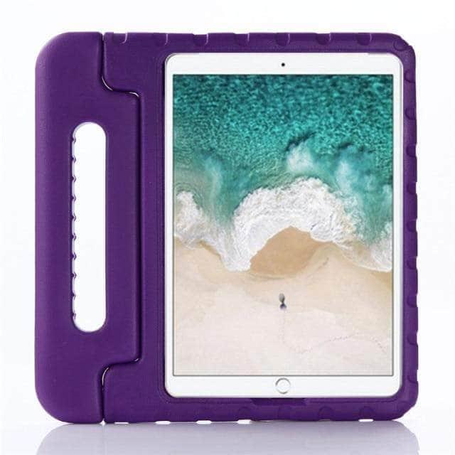 CaseBuddy Australia Casebuddy Purple iPad 8 10.2 2019 A2200 A2198 A2232 EVA Shockproof Stand Case