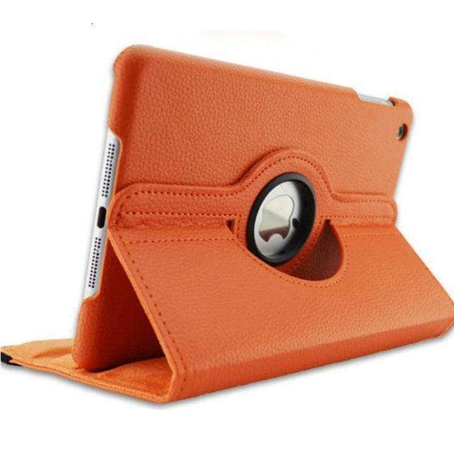 CaseBuddy Australia Casebuddy Orange / For 9th 10.2 2021 iPad 9 360 Degree Rotating Leather Smart Case