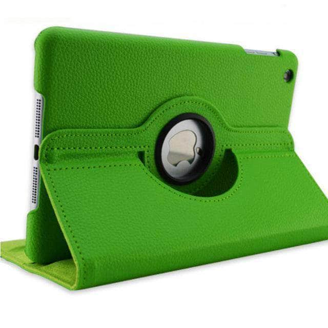 CaseBuddy Australia Casebuddy Green / For 9th 10.2 2021 iPad 9 360 Degree Rotating Leather Smart Case