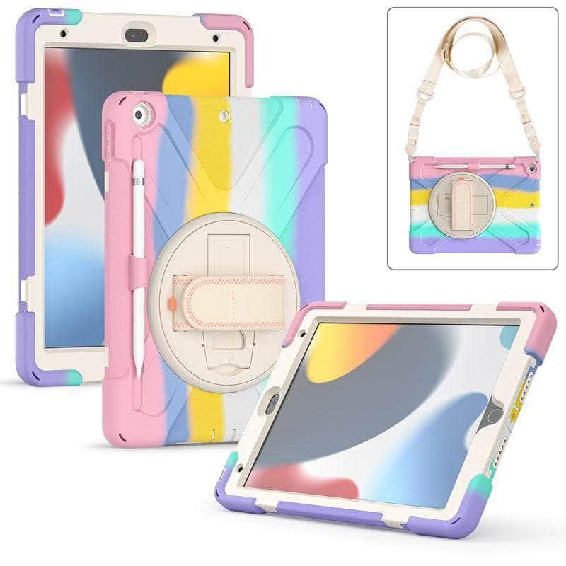 CaseBuddy Australia Casebuddy iPad 9 A2603 A2604 Heavy Duty Rugged Neck Trap Cover