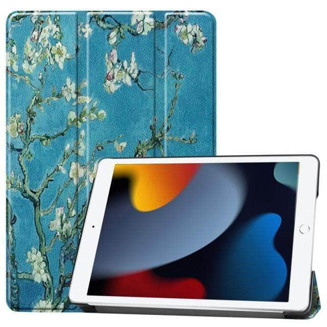 CaseBuddy Australia Casebuddy XH / For 10.2 9th 2021 iPad 9 Leather Tri-fold Smart Cover
