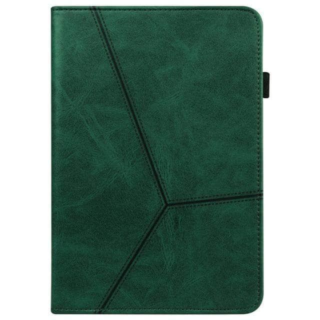 CaseBuddy Australia Casebuddy green / iPad 10.2 9th 2021 iPad 9 Luxury PU Leather Wallet Stand