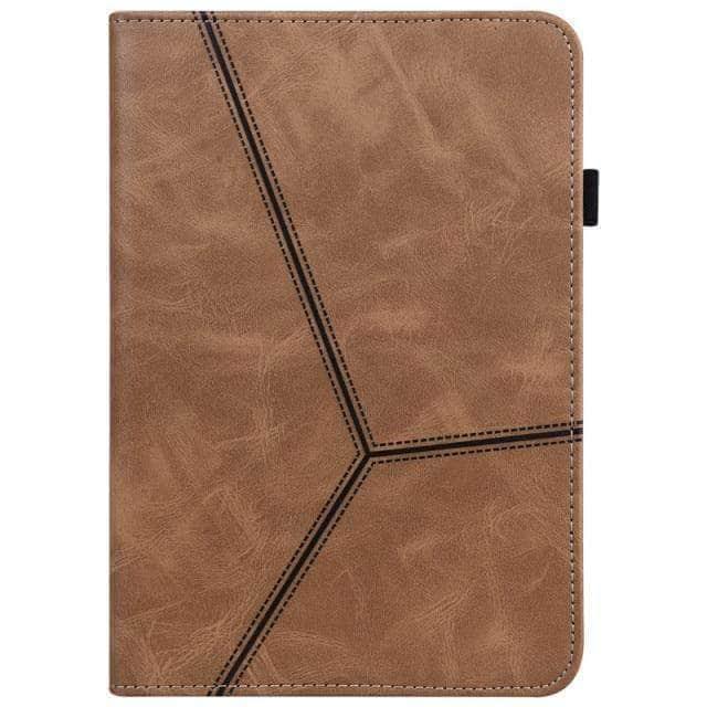 CaseBuddy Australia Casebuddy brown / iPad 10.2 9th 2021 iPad 9 Luxury PU Leather Wallet Stand