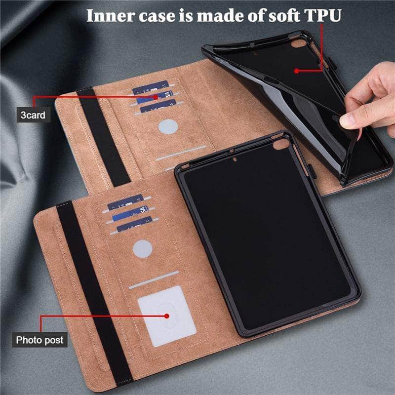 CaseBuddy Australia Casebuddy iPad 9 Luxury PU Leather Wallet Stand