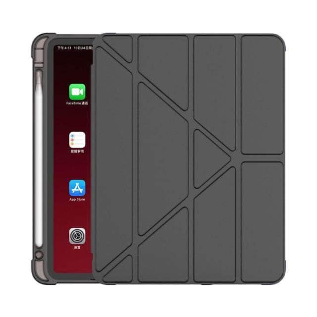 CaseBuddy Australia Casebuddy Black / 10.2 9th iPad 9 Smart Cover With Pencil Holder