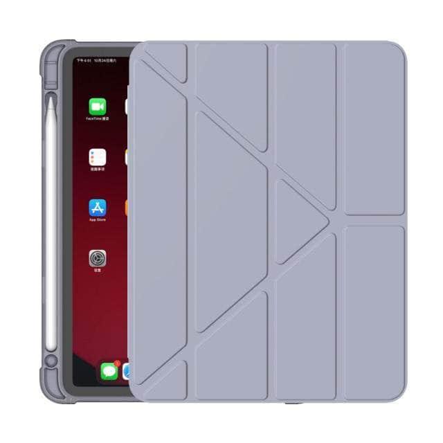 CaseBuddy Australia Casebuddy Lavender Purple / 10.2 9th iPad 9 Smart Cover With Pencil Holder