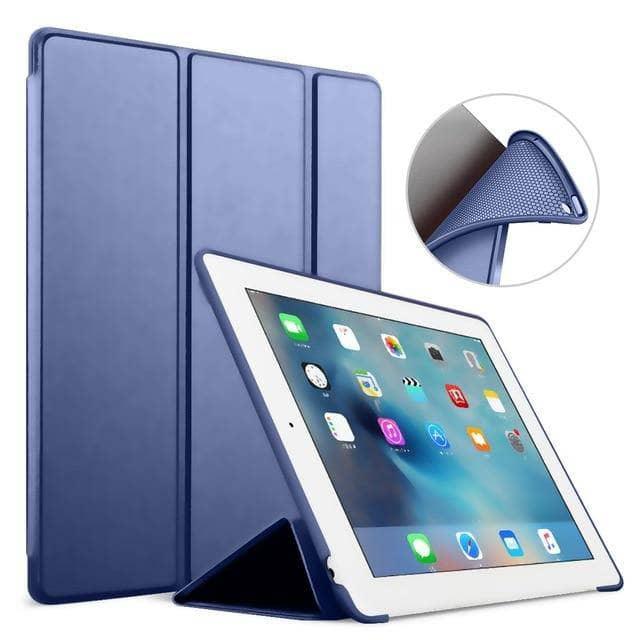 iPad Air 3 10.5 2019 Leather Look Silicone Soft Back Smart Cover - CaseBuddy