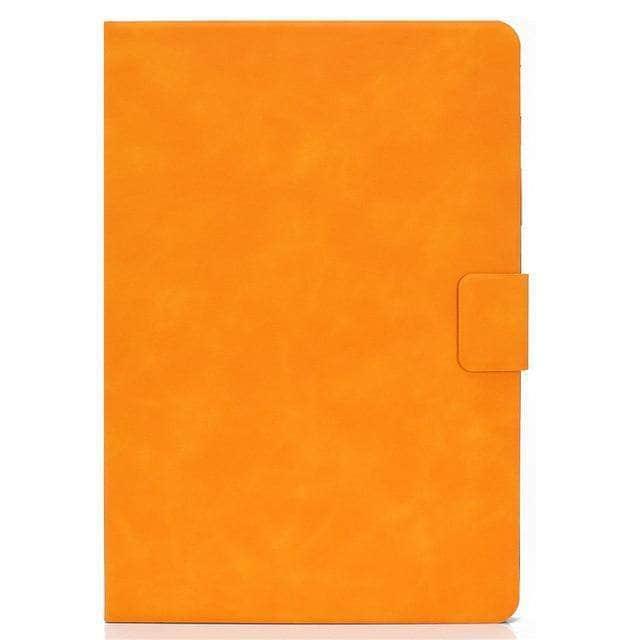 CaseBuddy Australia Casebuddy Orange / IPad Air 4 10.9 2020 iPad Air 4 10.9 2020 Business Ultra Thin Leather Stand Case