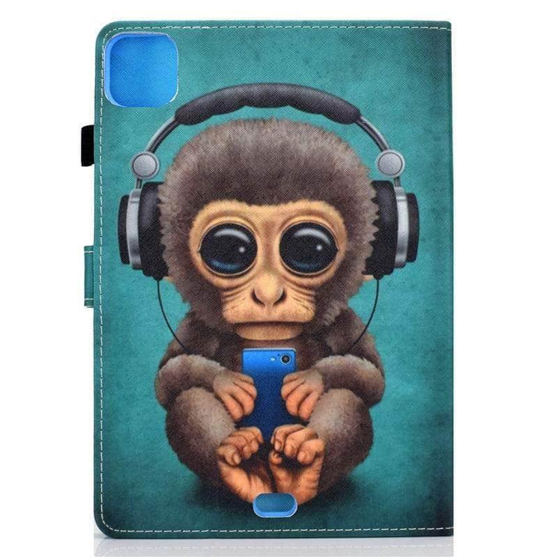 CaseBuddy Australia Casebuddy iPad Air 4 10.9 2020 Cartoon Colours Leather Stand Case