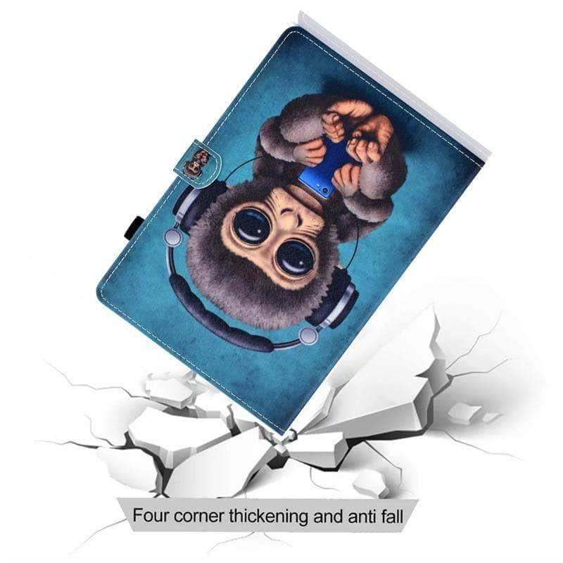 CaseBuddy Australia Casebuddy iPad Air 4 10.9 2020 Cartoon Colours Leather Stand Case