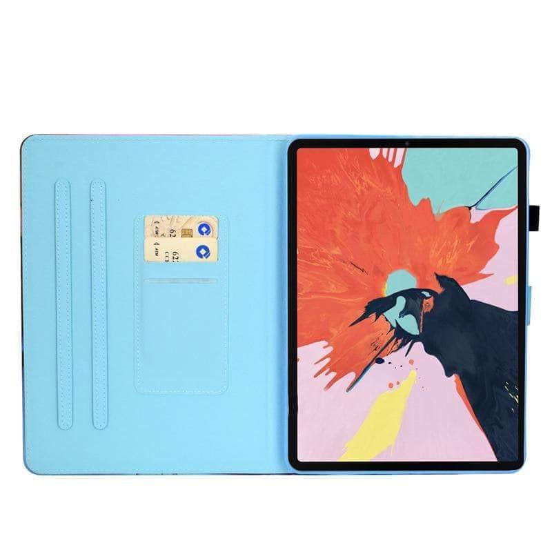 CaseBuddy Australia Casebuddy iPad Air 4 10.9 2020 Cartoon Colours Leather Stand Case