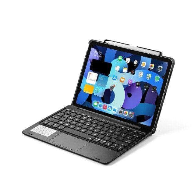 CaseBuddy Australia Casebuddy Black / iPad Air 4 10.9 inch For iPad Air 4 10.9 2020 Touchpad Backlit Wireless Bluetooth Pen Holder Keyboard Case