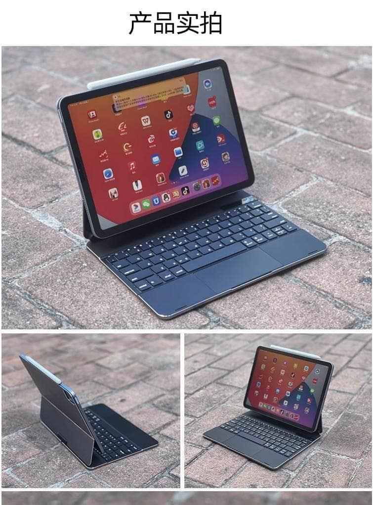 CaseBuddy Australia Casebuddy iPad Air4 10.9 2020 / English Keyboard iPad Air 4 Aluminum Trackpad Magic Backlit Keyboard Case