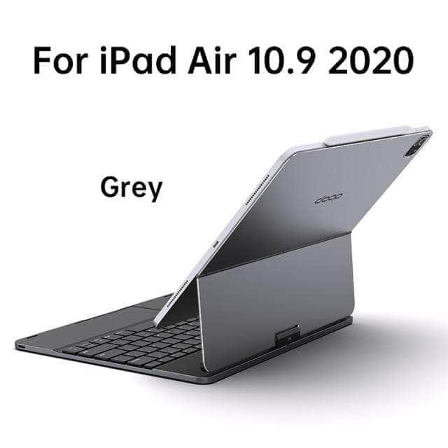 CaseBuddy Australia Casebuddy iPad Air4 10.9 2020 / English Keyboard iPad Air 4 Aluminum Trackpad Magic Backlit Keyboard Case