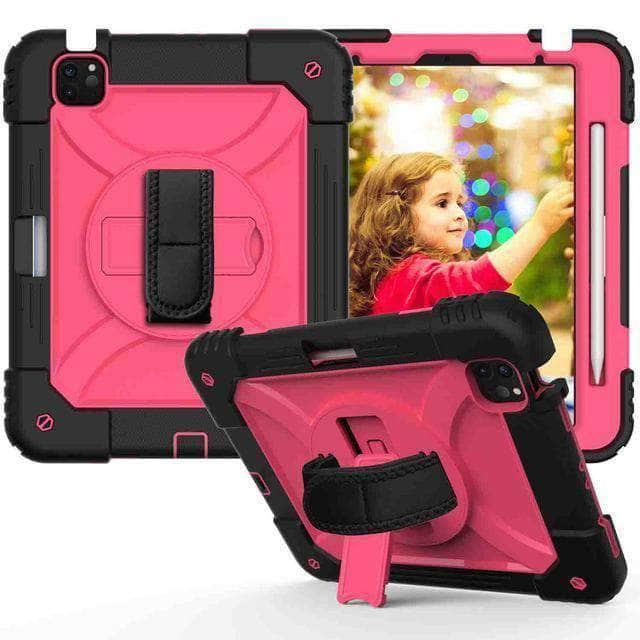 CaseBuddy Australia Casebuddy 7 / iPad Air 4 10.9 iPad Air 4  High Impact Heavy Duty Hybrid Shoulder Hand Strap Cover