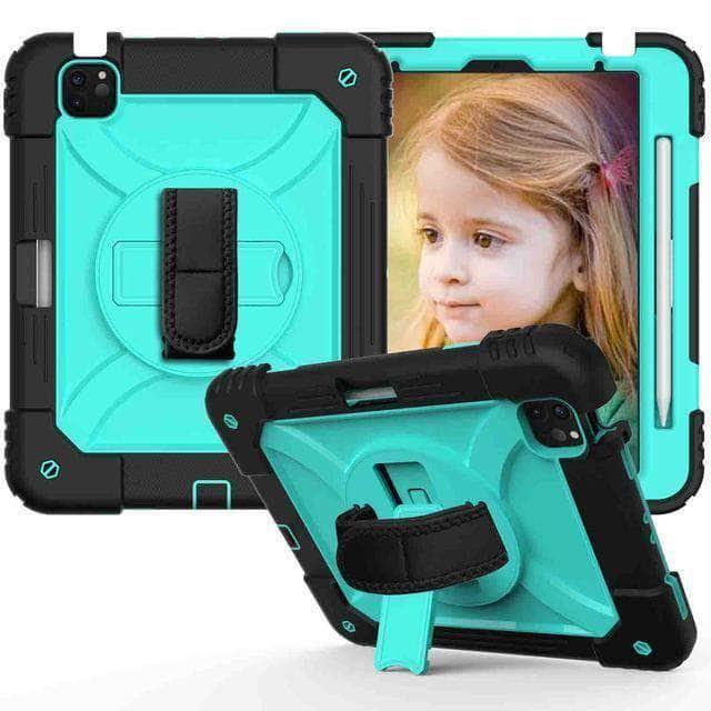 CaseBuddy Australia Casebuddy 5 / iPad Air 4 10.9 iPad Air 4  High Impact Heavy Duty Hybrid Shoulder Hand Strap Cover