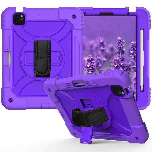 CaseBuddy Australia Casebuddy 10 / iPad Air 4 10.9 iPad Air 4  High Impact Heavy Duty Hybrid Shoulder Hand Strap Cover