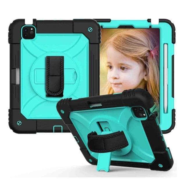 CaseBuddy Australia Casebuddy 4 / iPad Air 5 iPad Air 5 2022 Hybrid 3 Layers Armor Kids Shockproof Case