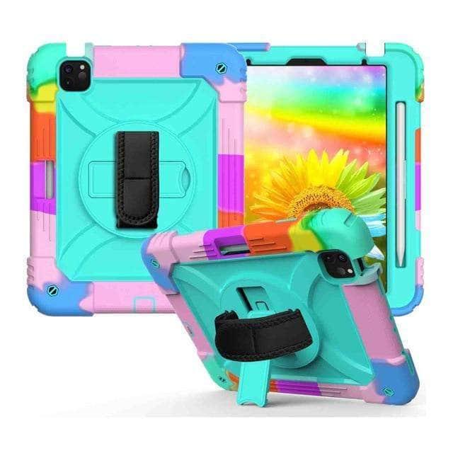 CaseBuddy Australia Casebuddy 2 / iPad Air 5 iPad Air 5 2022 Hybrid 3 Layers Armor Kids Shockproof Case