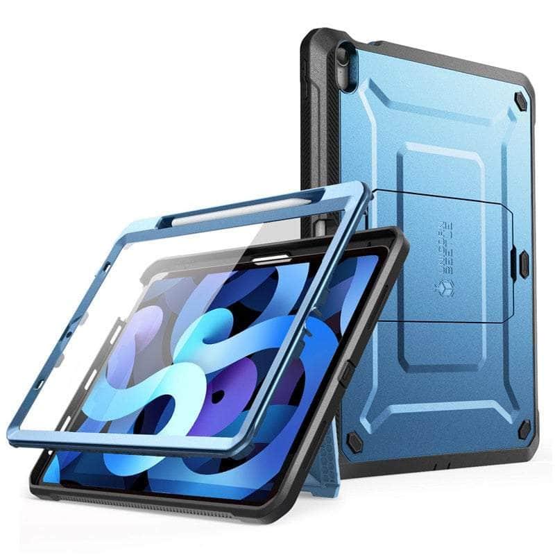 CaseBuddy Australia Casebuddy Metallic Blue iPad Air 5 2022 SUPCASE UB PRO Full-body Rugged Cover Case