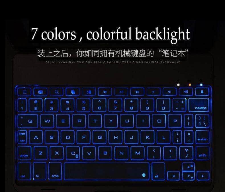 CaseBuddy Australia Casebuddy iPad Air 5 2022 Touchpad Backlit Wireless Bluetooth Pen Holder Keyboard Case
