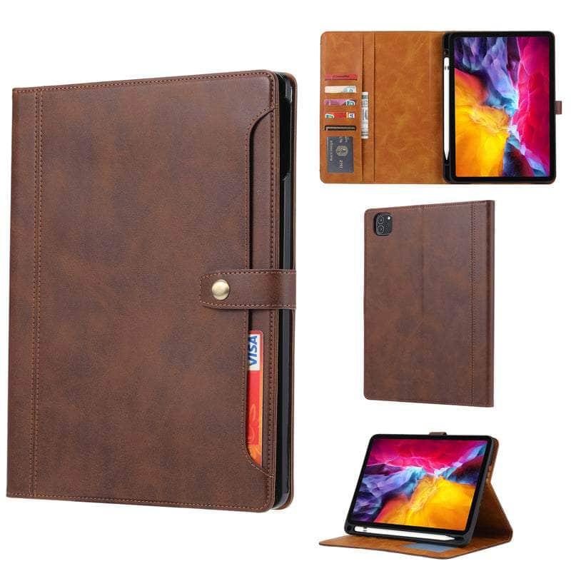 iPad Air 5 Luxury Business Leather Book Case