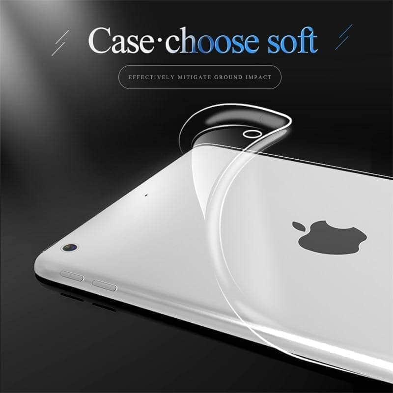 iPad Mini 5 2019 Transparent Soft TPU Gel Silicone Bumper Case