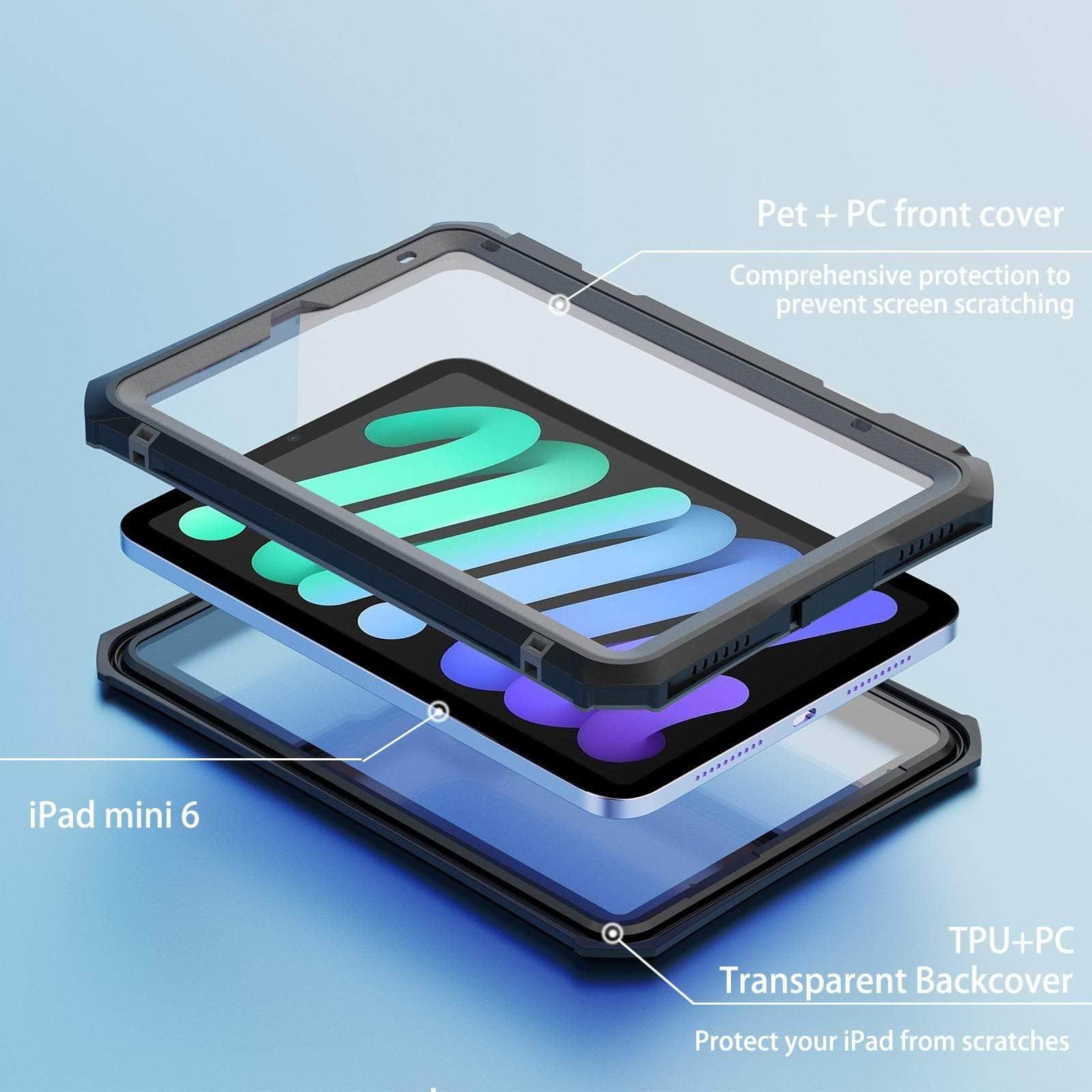 CaseBuddy Australia Casebuddy iPad Mini 6 2021 Waterproof Shockproof Case