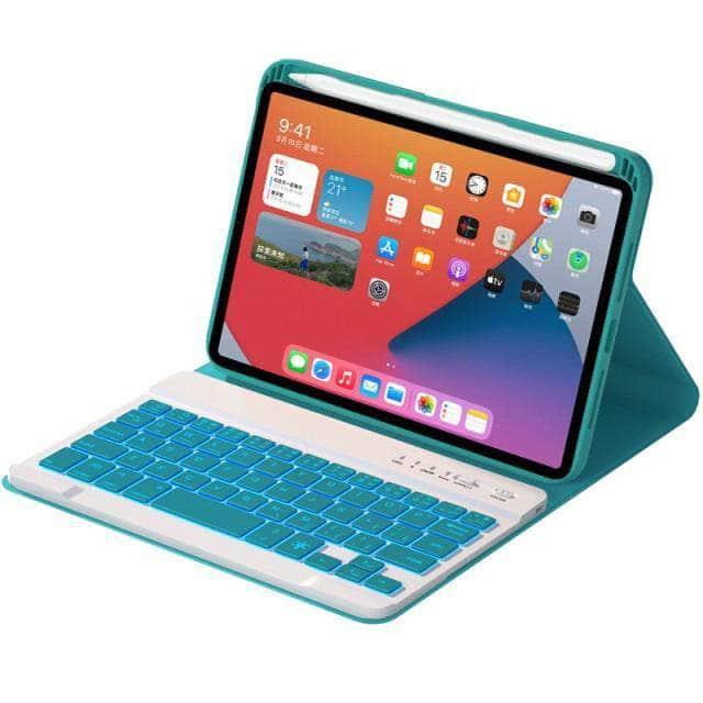 CaseBuddy Australia Casebuddy green backlitkeycase / English iPad Mini 6 Backlit Keyboard Case