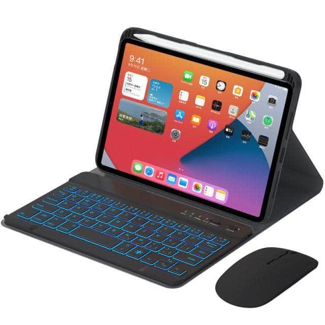 CaseBuddy Australia Casebuddy black llightkeycaseM / English iPad Mini 6 Backlit Keyboard Case