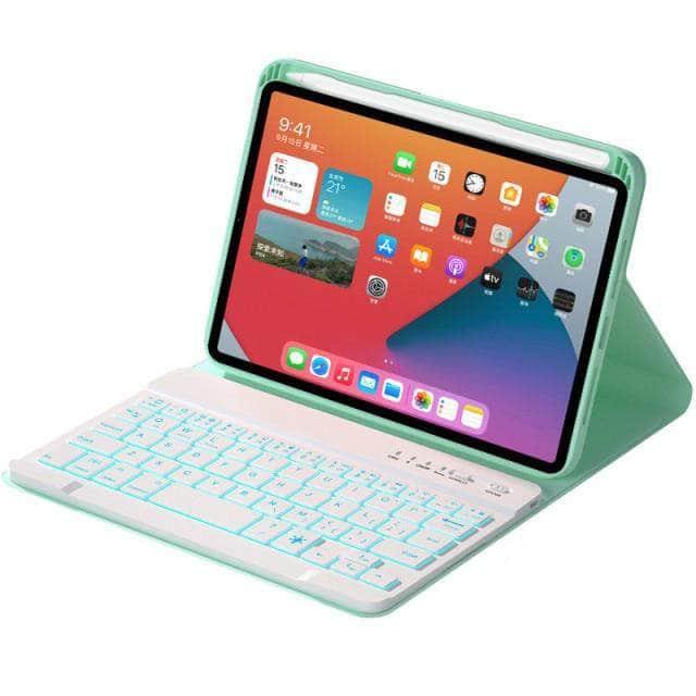 CaseBuddy Australia Casebuddy mint backlitkeycase / English iPad Mini 6 Backlit Keyboard Case