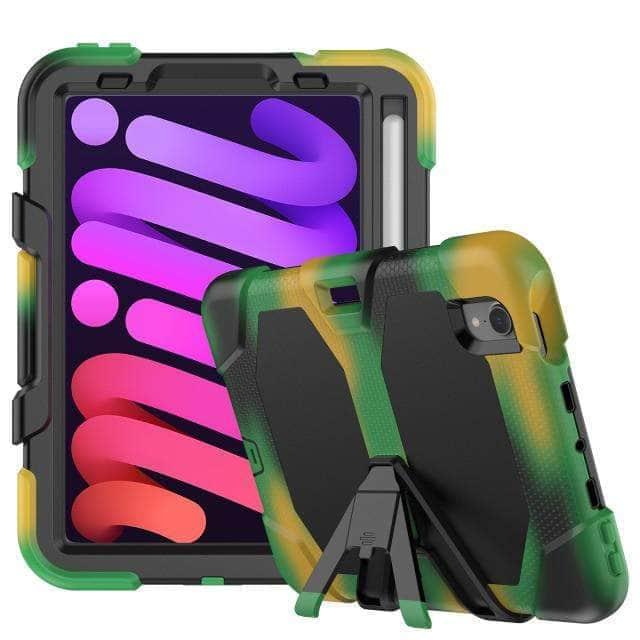 CaseBuddy Australia Casebuddy Camouflage iPad Mini 6 Shockproof Anti-fall Protective Rugged Case