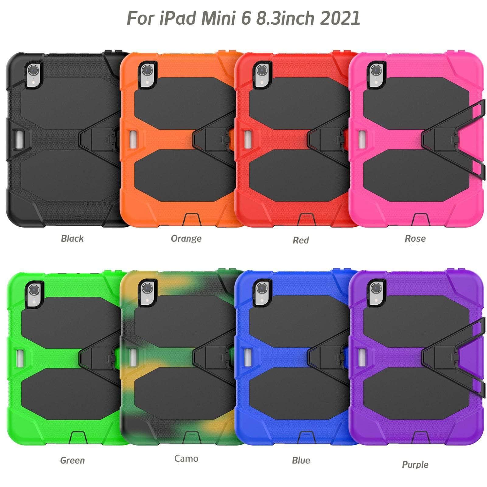 CaseBuddy Australia Casebuddy iPad Mini 6 Shockproof Anti-fall Protective Rugged Case