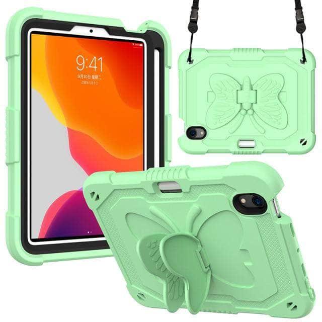 CaseBuddy Australia Casebuddy 01 / For iPad mini 6 iPad Mini 6 Silicone Shockproof Kids Stand