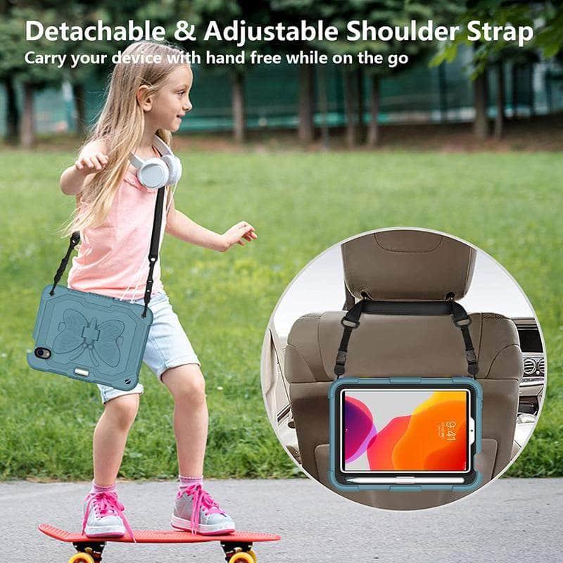 CaseBuddy Australia Casebuddy iPad Mini 6 Silicone Shockproof Kids Stand