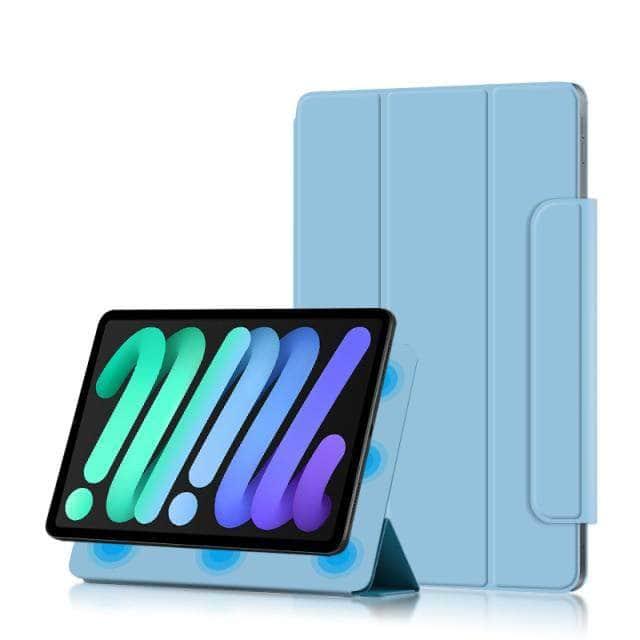 CaseBuddy Australia Casebuddy Blue magnet Buckle / For 2021 iPad mini 6 iPad Mini 6 Ultra Thin Magnetic Smart Cover
