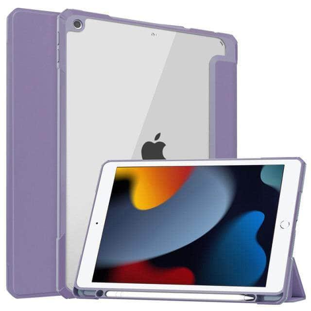 CaseBuddy Australia Casebuddy lavender purple / iPad 10.2 8th 2020 iPad Pencil Holder Stand Protective Shell