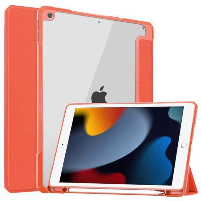 CaseBuddy Australia Casebuddy orange / iPad 10.2 9th 2021 iPad Pencil Holder Stand Protective Shell