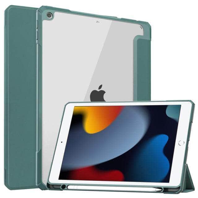 CaseBuddy Australia Casebuddy dark green / iPad 10.2 9th 2021 iPad Pencil Holder Stand Protective Shell