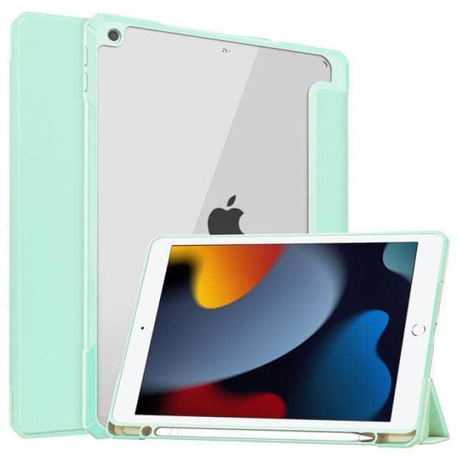 CaseBuddy Australia Casebuddy mint green / iPad 10.2 8th 2020 iPad Pencil Holder Stand Protective Shell
