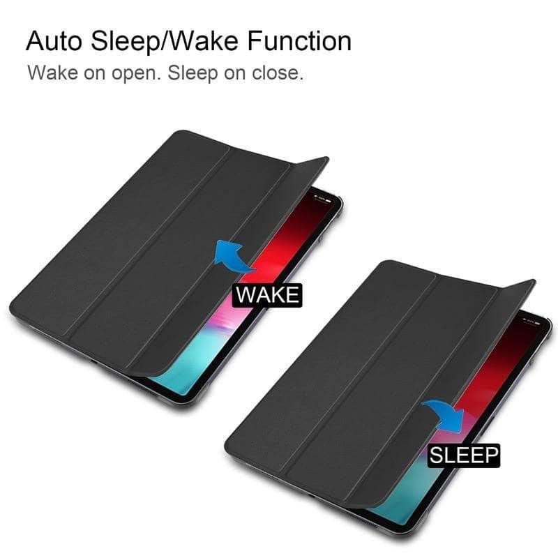iPad Pro 11 12.9 2018 Wireless Charge Apple Pencil Auto Sleep Wake Smart Case - CaseBuddy