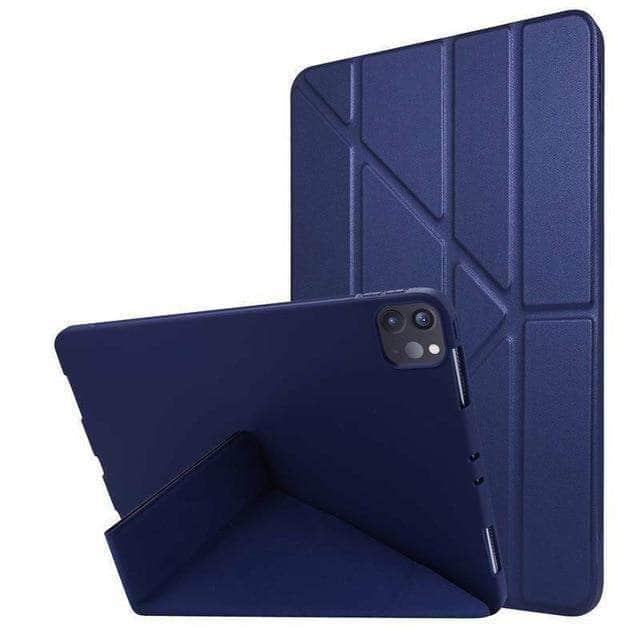 iPad Pro 11 2020 Hybrid PU Leather Smart Trifold Case - CaseBuddy